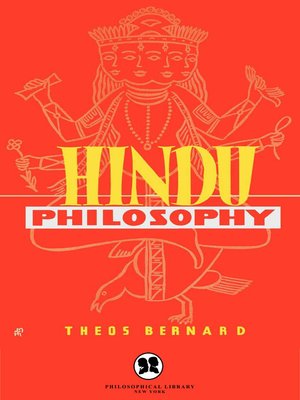 cover image of Hindu Philosophy